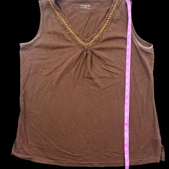 St. Johns Bay Beaded Tank Top - Picture 8 of 8